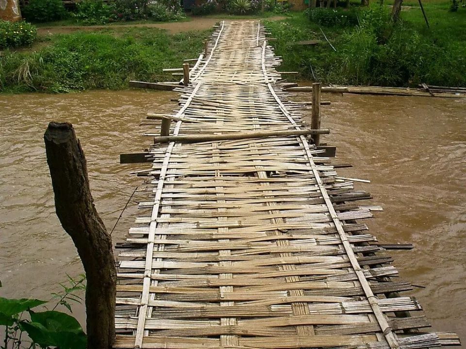 Govt constructs new bridge for communities after scores drowned while using makeshift bamboo for years