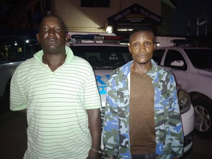 Police arrest two for allegedly robbing skit maker in Lagos