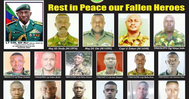 Burial of slain soldiers holds today in Abuja.
