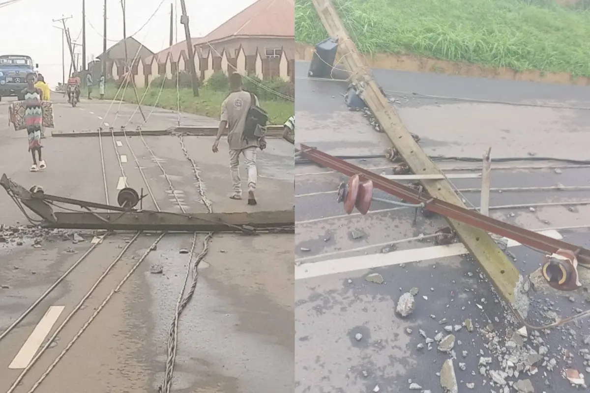 Communities beg government for assistance  as rainfall destroys houses, electricity poles