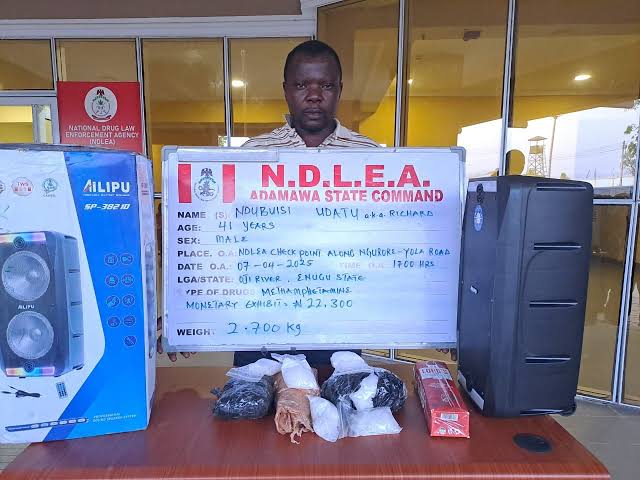 NDLEA interdicts Malaysian returnee with meth consignments in music speakers