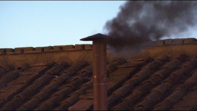 Black smoke from Sistine Chapel signals no new Pope