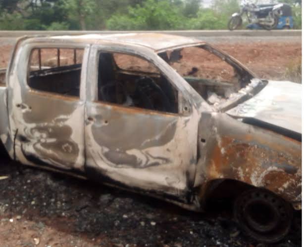 Hoodlums attack former Permanent Secretary in Ebonyi, set his vehicle, cash ablaze