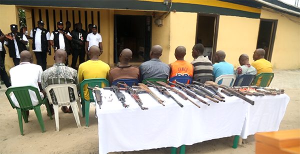 End of the road for interstate kidnap syndicate as police arrest, recover arms from them in Delta