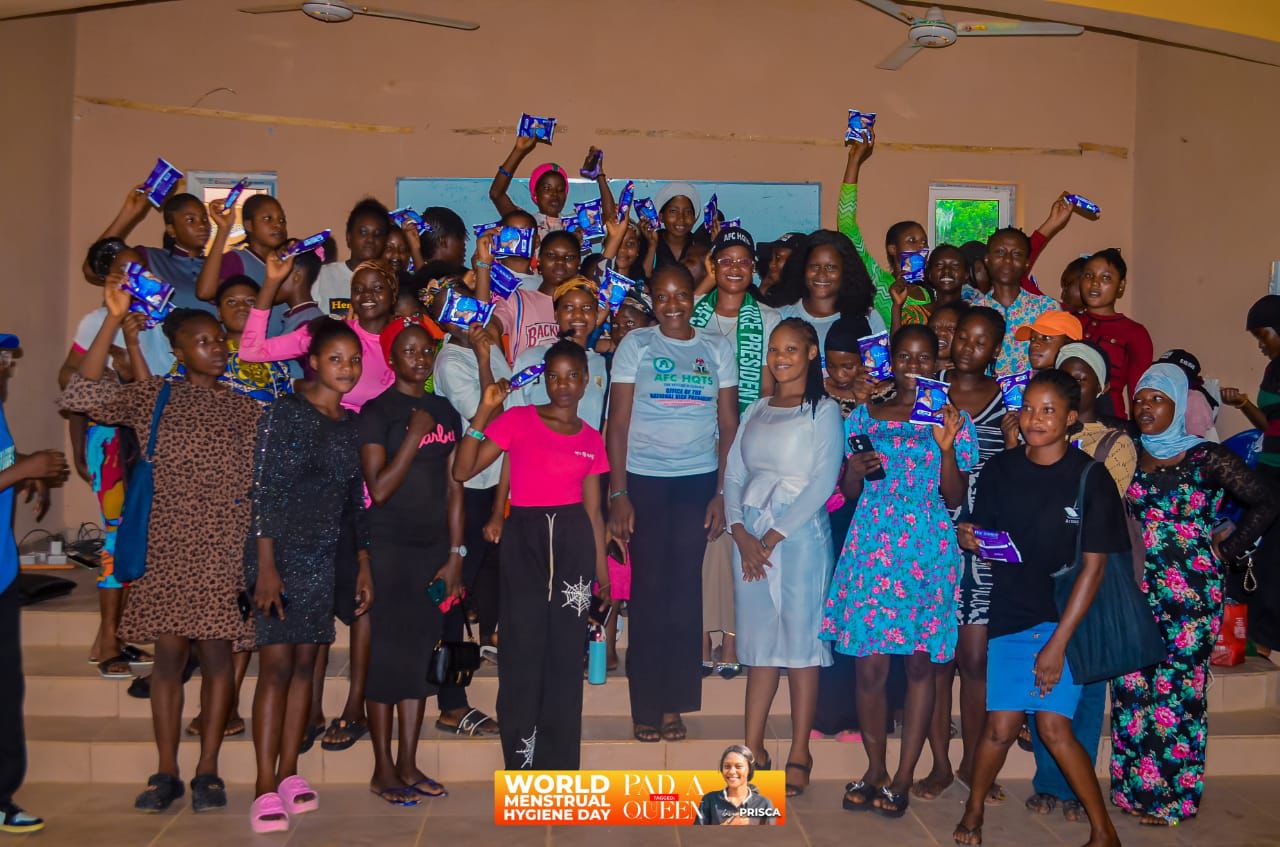 Group distributes menstrual pads to Ekiti students